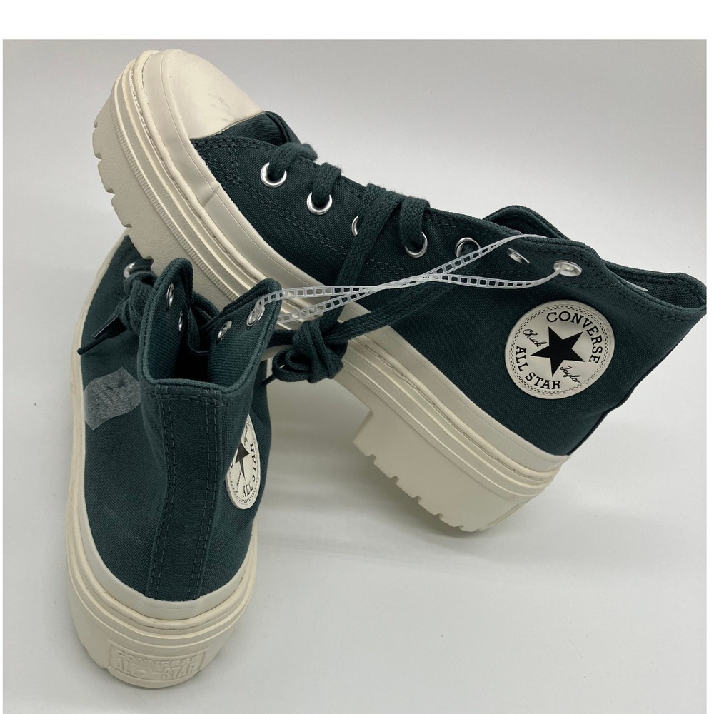 Converse Chuck Taylor All Star Lugged 2.0 High Top Boots Green Womens 8 Sneaker